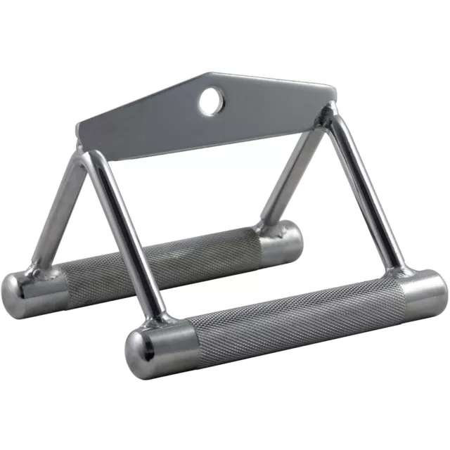 GYM MASTER Triangle Seated Row Bar Cable Crossover V Handle Grip Attachment