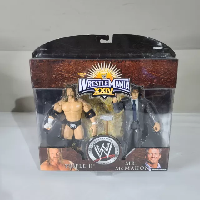 福袋特集 2024 JAKKS： トリプルH＆Mr 1 SERIES 2PACK 24 WRESTLEMANIA プロレス、格闘技