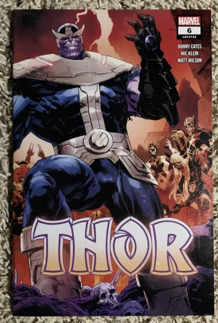 THOR #6 (Marvel 2020) 2nd Print-Thanos Black Winter Gauntlet-Death Notes-NM