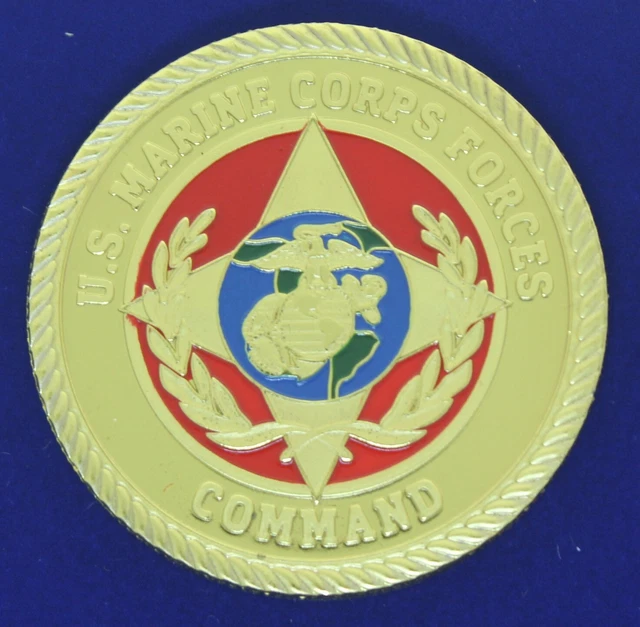 USMC MARINE CORPS Forces Command Challenge Coin CC9 8.00 PicClick
