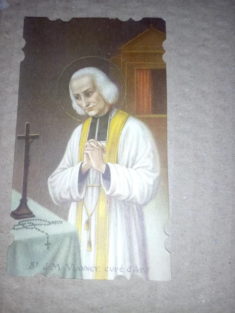 Cod. 16Nu Santino Fustellato  Cm. 6X10,5 San J.m. Vianney