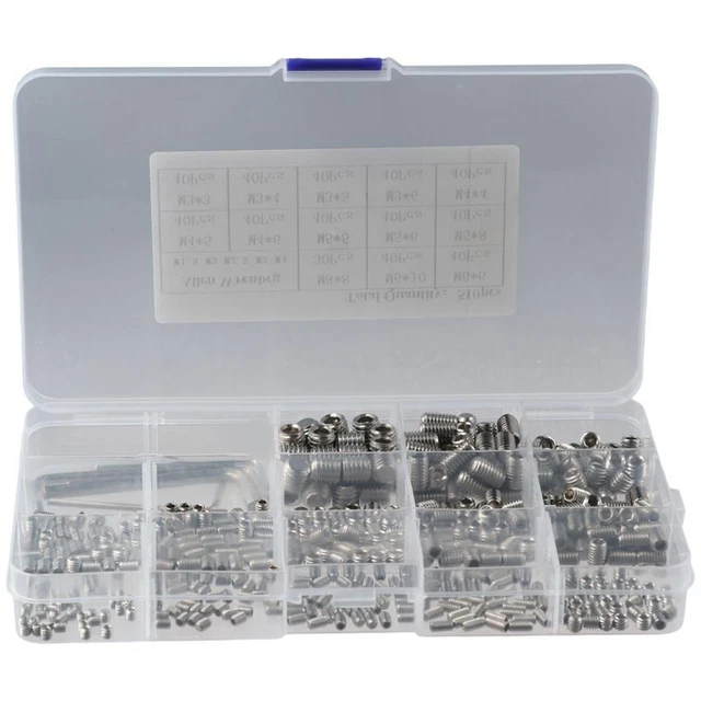 510Pcs 304 Stainless Steel Allen Head Screws  Bathroom Fixtures