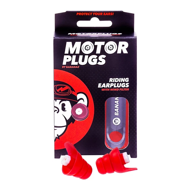 Bananz Nessun Rumore Moto Equitazione Tappi per Orecchie Riutilizzabile Hearing