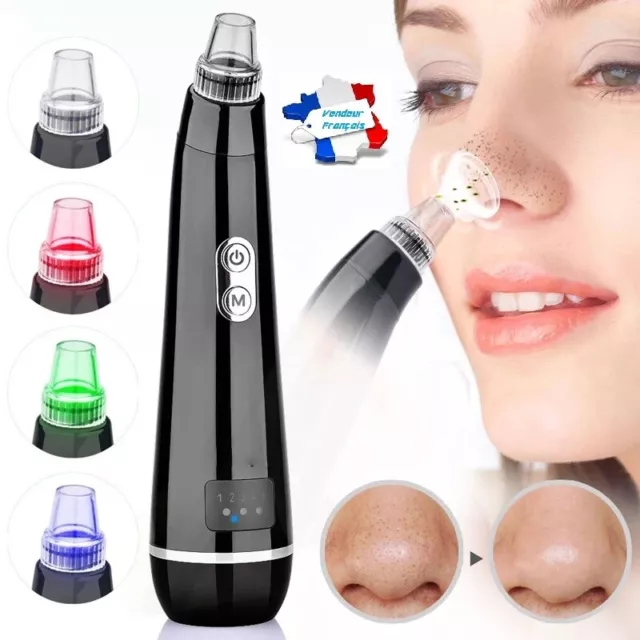 Appareil aspirateur comédon acné soins du visage Point noir Peau rechargeable