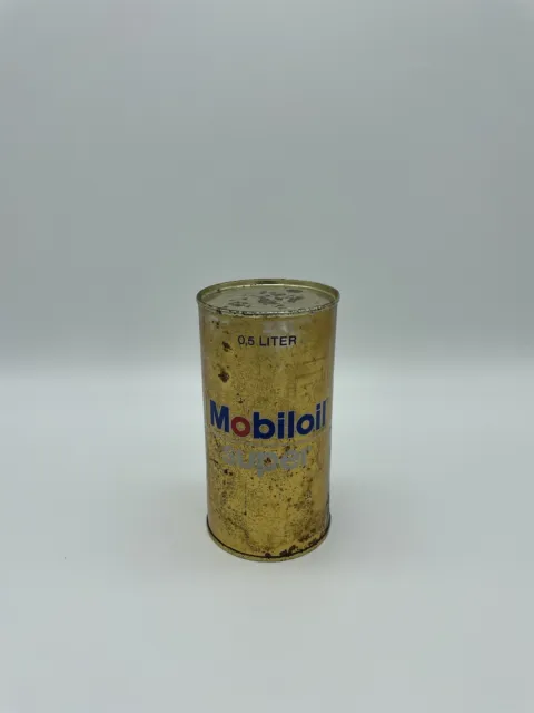 Alte Öldose MOBIL Mobiloil