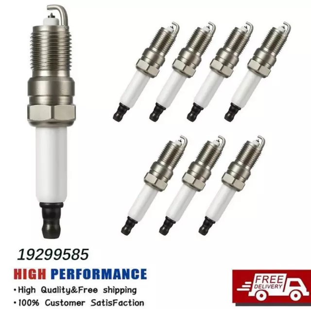 🔥🔥🔥8Pcs Iridium spark plugs 19299585 41-962 Fit GMC Sierra Chevy Silverado