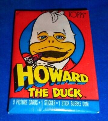 1986 Topps Howard The Duck Wax Pack Fresh from Box! as pictured gum intact (NS55