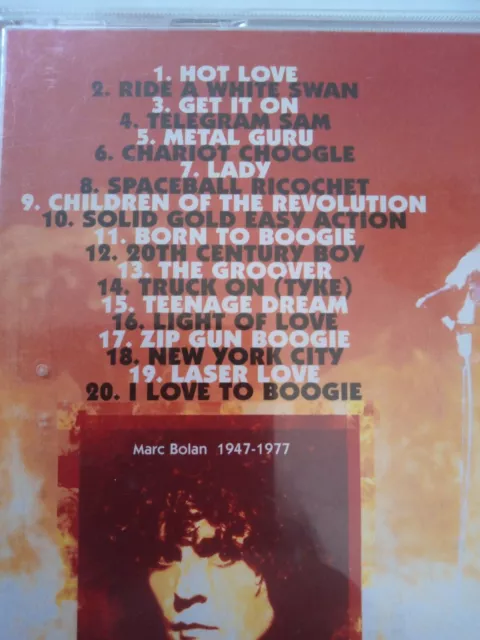 Preowned CD LP Album - Marc Bolan - The Very Best Of T.Rex Hits