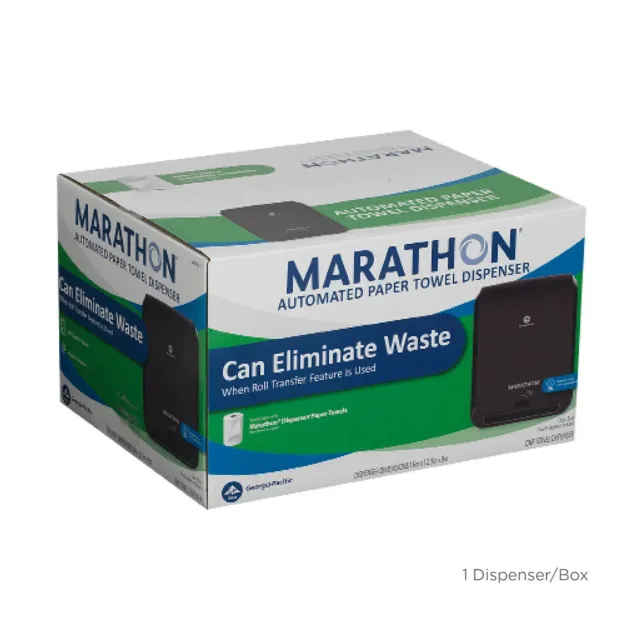 Marathon Automated Hardwound Paper Towel Dispenser, Black