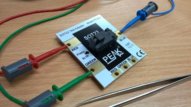 Peak Altas DCA Adapter for Testing the SOT23 Surface Mount Packages,