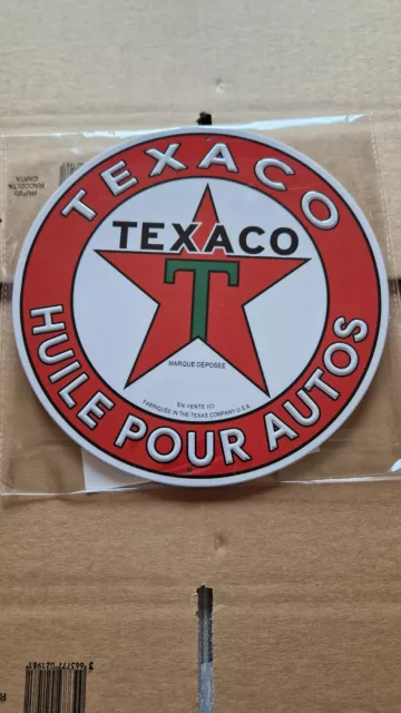 Model Mag ∅ 20 cm Metal Signs plaque Texaco