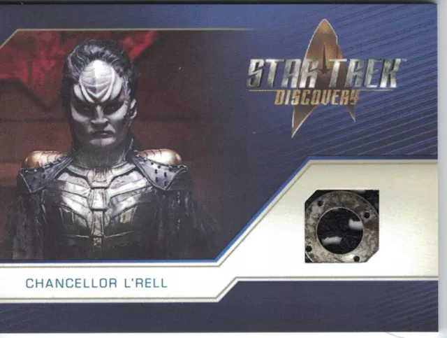 Star Trek Discovery Two costume relic card RC35 L'Rell holes