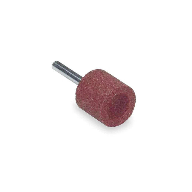 NORTON 61463624406 Vitrified Mounted Point, 1 x 1in, 60 G PK 5