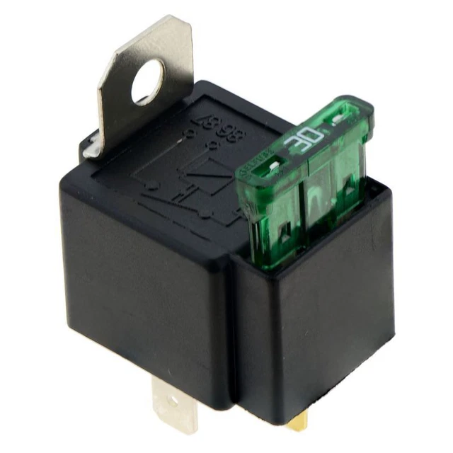 4 Pin DC12V 30A Schmelze trennen / aus Automotive Schmelzrelais mit Sicheru2682