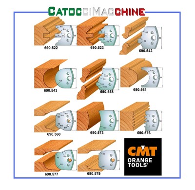 CMT CMT COPPIA COLTELLI FRESA TOUPIE COMBIN 690.546  50MM 