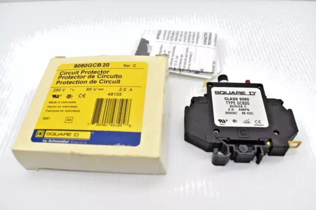 Square D 9080 GCB-20 Circuit Breaker
