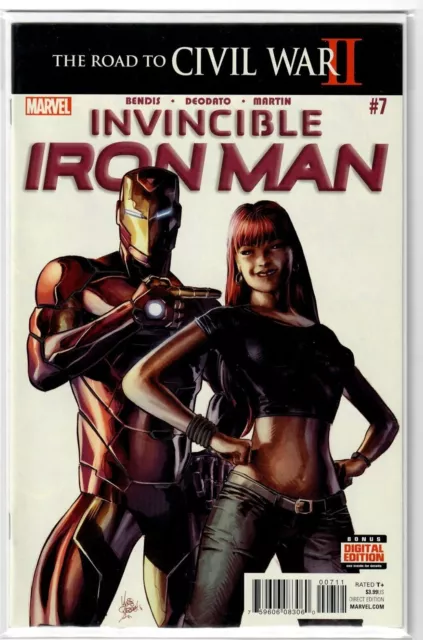 Invincible Iron Man #7 1st Print Riri Williams Ironheart Marvel Comics 2016