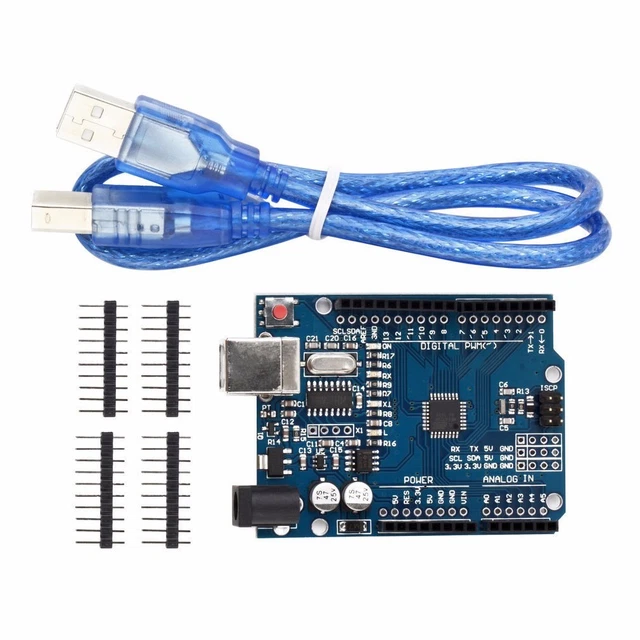 ATMEGA328 UNO R3 Ch340 Arduino Atmega328P Microcontroller Board Usb ...