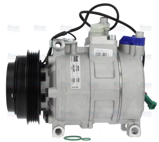 NISSENS Aircon Compressor 89045 for SKODA SUPERB (2002) 2.5 TDI etc