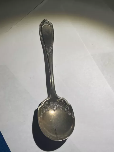 Rogers bros nickle silver sugar spoon vintage