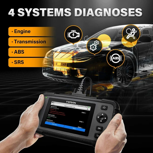 2024 TOPDON ARTIDIAG500 Car ABS SRS Reset Diagnostic Scanner OBD2 Code