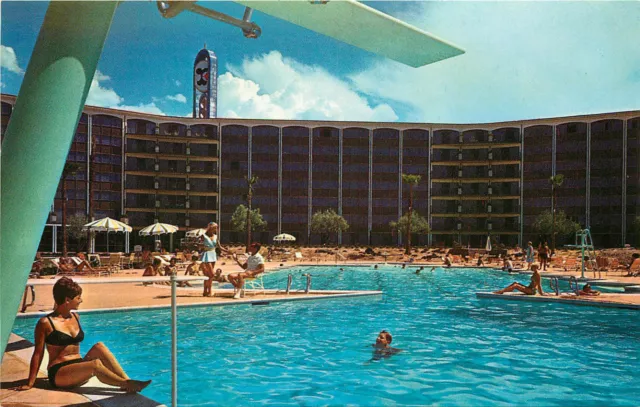 Las Vegas Nv Frontier Hotel/Casino Swimming Pool Chrome P/C