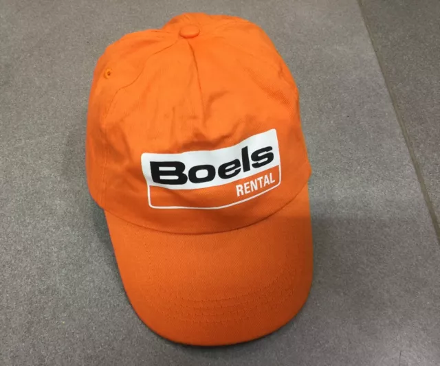 Casquette Cap Orange Velo Cyclisme Feminin Team Sponsor Neerlandais Boels Rental
