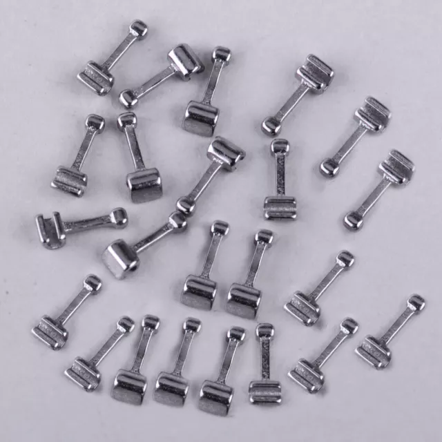 50pcs Dental Orthodontic Stainless Steel Crimpable Hook Sliding Hook Long Lp