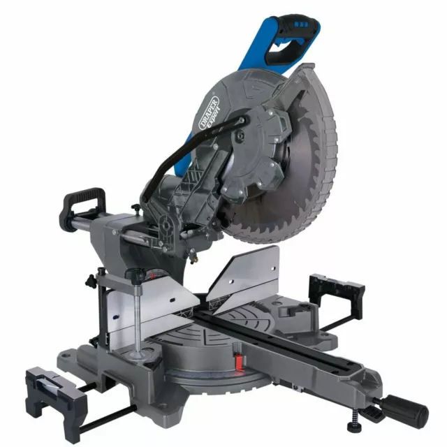 Draper 305mm Double Bevel Sliding Compound 2000W Mitre Wood Saw & Blade, 79901