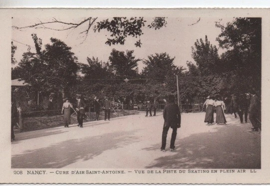 CPA - NANCY - Cure d'Air SAINT-ANTOINE - Vue de la piste du Skating en plein air