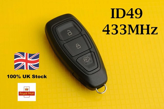 Puma Key Remote GENUINE FORD FIESTA Focus Kuga Puma smart key ID49 433Mhz F1ET-15K601 ...