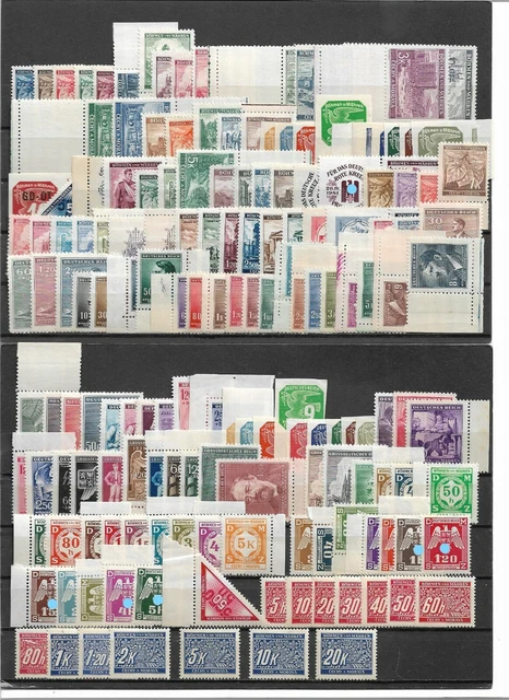 Böhmen & Mähren, ab Mi.-Nr. 20-142 + Dienst/Porto komplett, postfrisch **, € 100