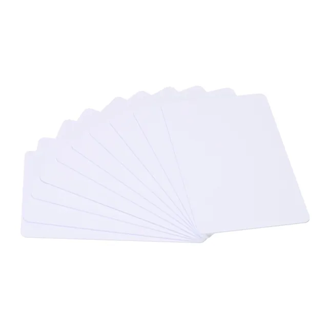 30Pcs NFC Cards NTAG215 504 Bytes 3"x2" Blank PVC Card Tag White