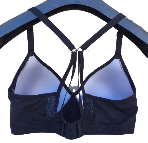 34B BLK Warners RM9251A Make a Move Wirefree No Bounce Contour Bra FREE SHIP EUC 2