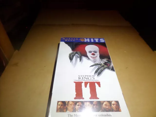 STEPHEN KING'S IT (VHS, 1998) Horror Cult Classic Brand New Sealed $19. ...