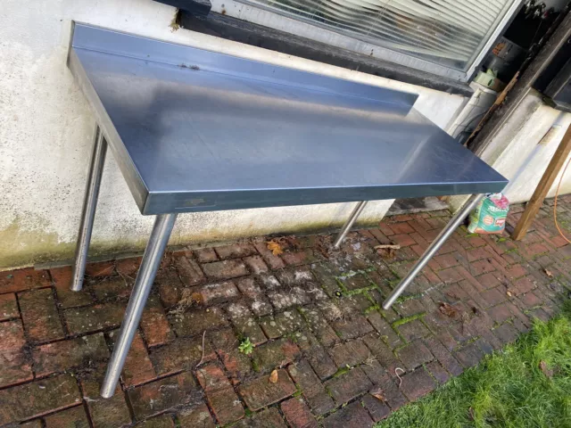 Stainless Steel catering prep table worktop counter - we have sinks too