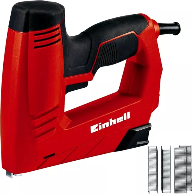 EINHELL Tacker TC-EN 20 E, Elektrotacker mit Klammern und Nägel