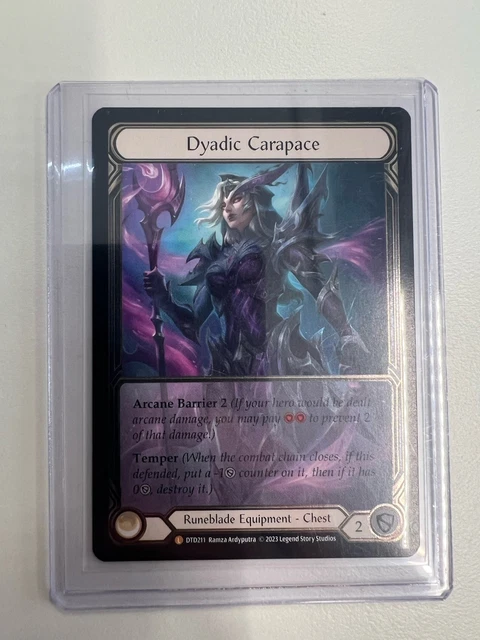 Cold Foil Runeblade Dyadic Carapace fab FaB] 英語版「Dyadic