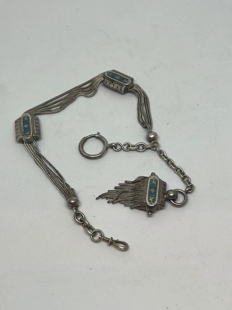 ANCIENNE CHATELAINE A clavet porte montre a gousset époque napoléon III 19ème