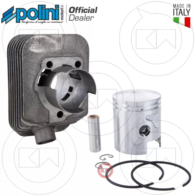 Kit Gruppo Termico Polini  Ø 43 Spinotto 12 Senza Testa Per Gilera Cba