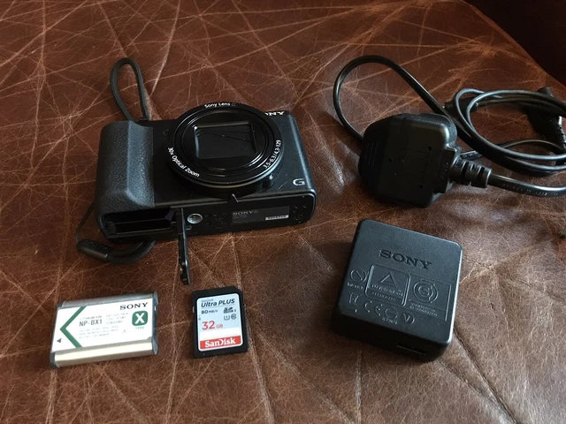 Sony Cybershot Dsc-hx60v 20.4MP  Digital Compact Camera - Black with Battery, SD