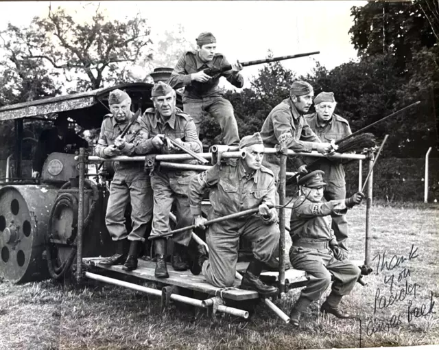 Dad's Army:  Original Signed Photograph James Beck /Private Walker Signature