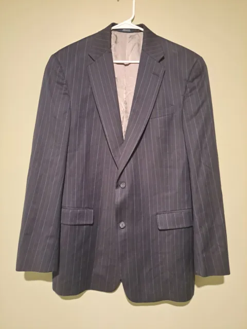 Mens Business Suit Jacket  Hart Schaffner Marx BY Nordstrom 42L Big Tall USA