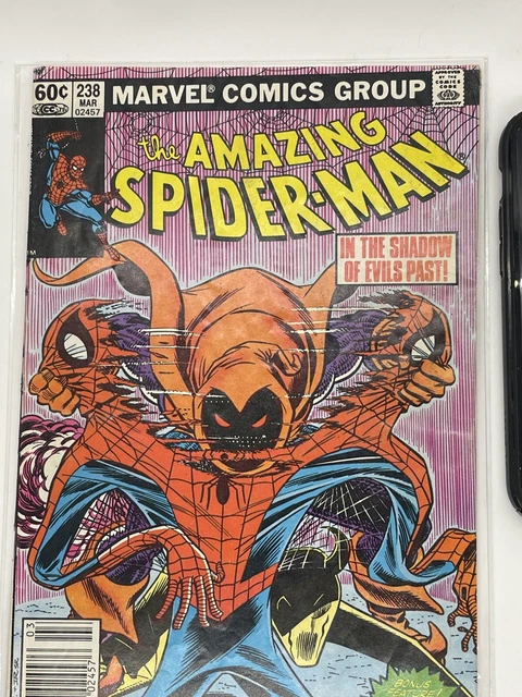 Marvels Amazing Spider-Man #238 1st App Of Hobgoblin Newsstand With TATTOOZ 3