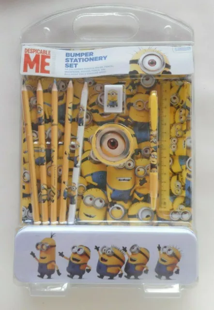 Despicable Me 3 Minions ~  Bumper Stationery Set ~ Back To School ~ 11 New Items