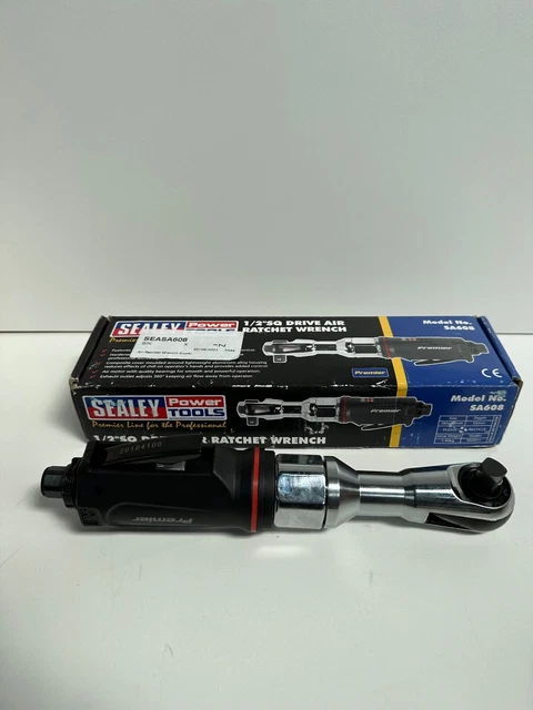 Sealey SA608 Air Ratchet Wrench 1/2" Square Drive Premier FREE NEXT DAY DELIVERY