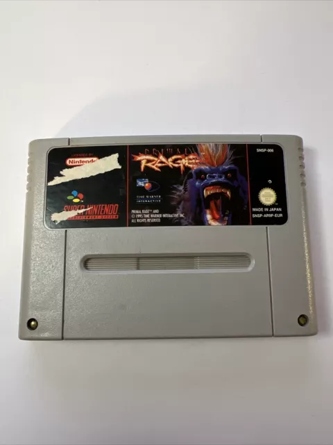 Super Nintendo - primal rage  - eur - snes