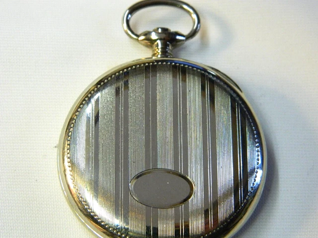 Boîtier De Montre Gousset Vintage - Métal Argenté, Sans Mouvement, Pour Homme
