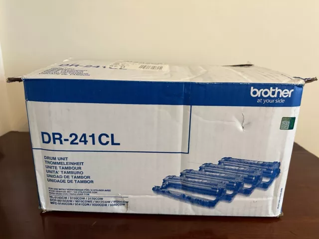 Genuine Brother DR-241CL Laser DRUM 4-Pack (Open Box, SEALED Drums)
