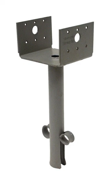 Simpson Strong-Tie EPB44 Steel Elevated Post Base 12 ga. x 10.31 H x 3.56 W in.